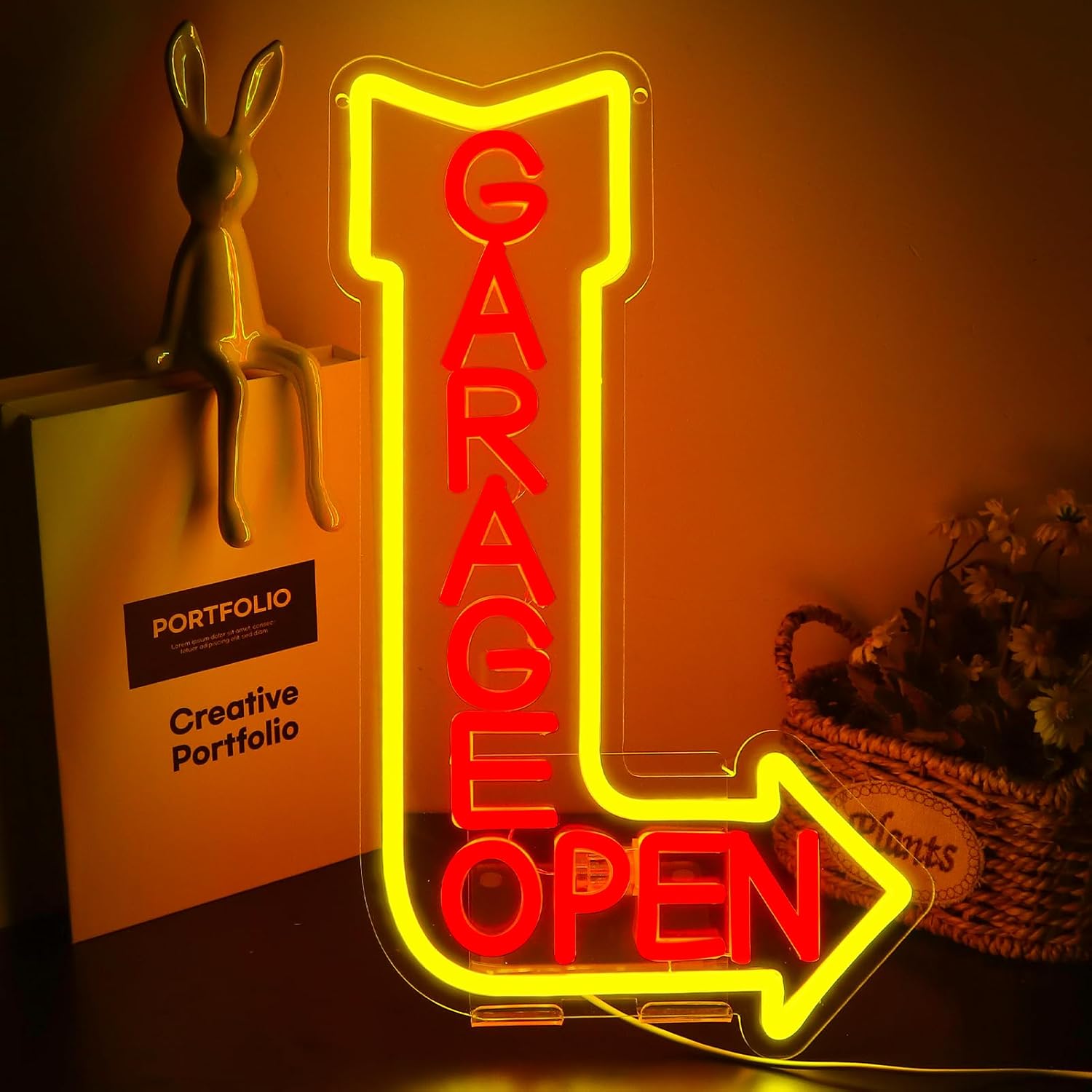    Lampu Neon LED Bertenaga U - Auto Repair Shop Open ulasan dan harga