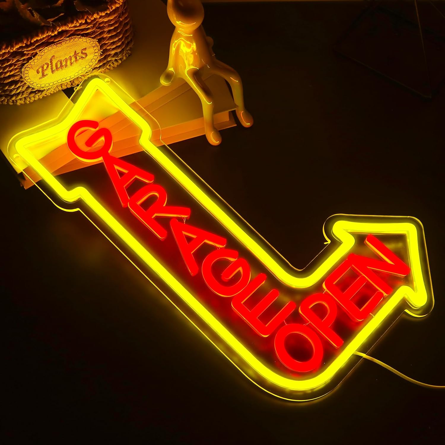    Lampu Neon LED Bertenaga U - Auto Repair Shop Open ulasan dan harga