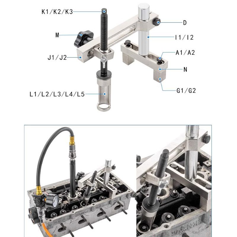 Set peralatan kepala silinder  - Spring Compressor Tool ulasan dan harga