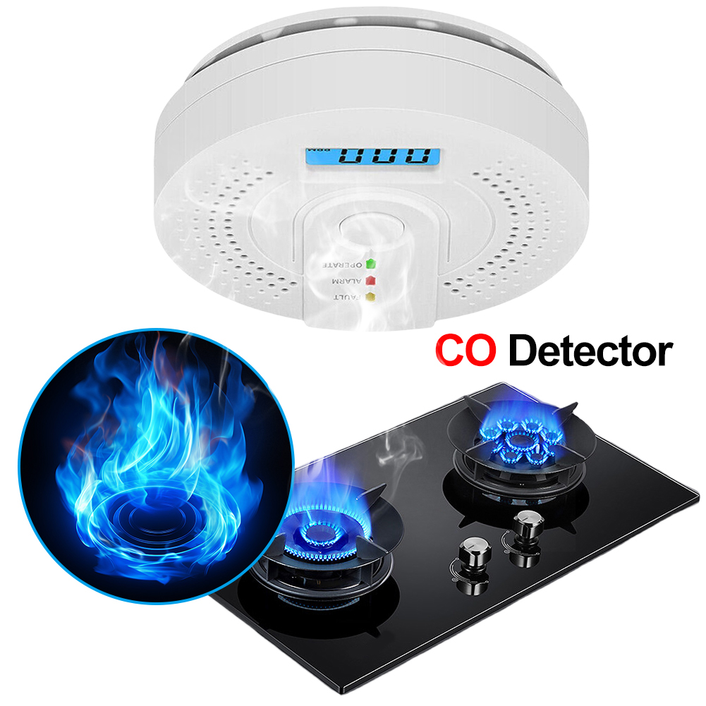 Detektor Karbon Monoksida Moni - Smoke Leak Detector ulasan dan harga