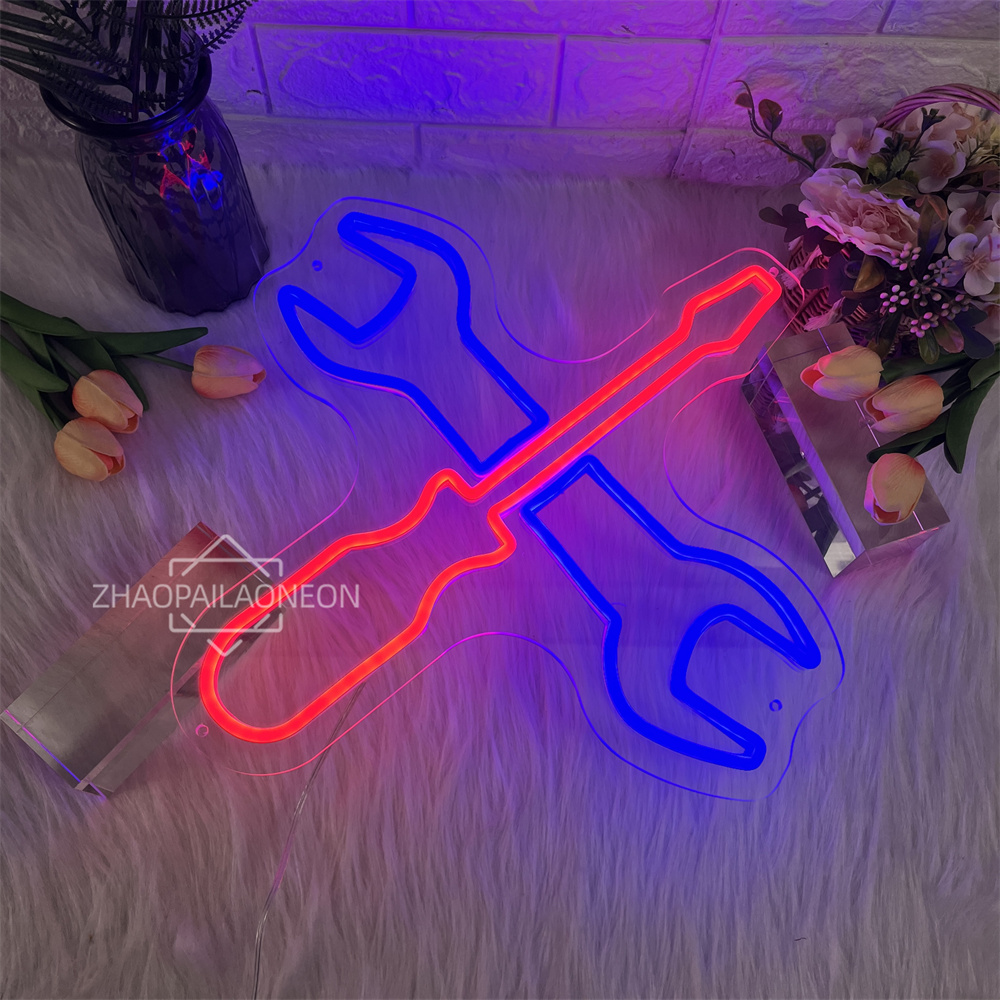 Lampu Neon Toko Perbaikan Mobi - Auto Repair Shop Open ulasan dan harga