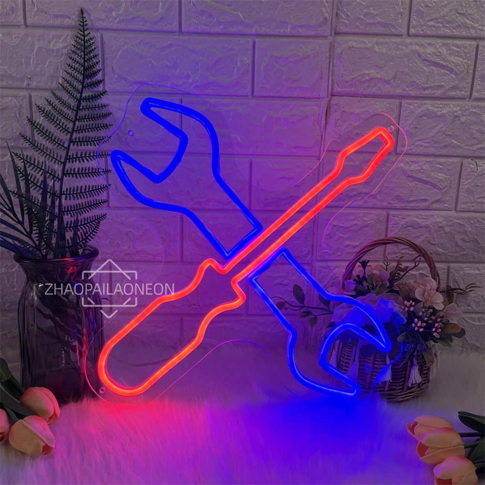 Lampu Neon Toko Perbaikan Mobi - Auto Repair Shop Open ulasan dan harga