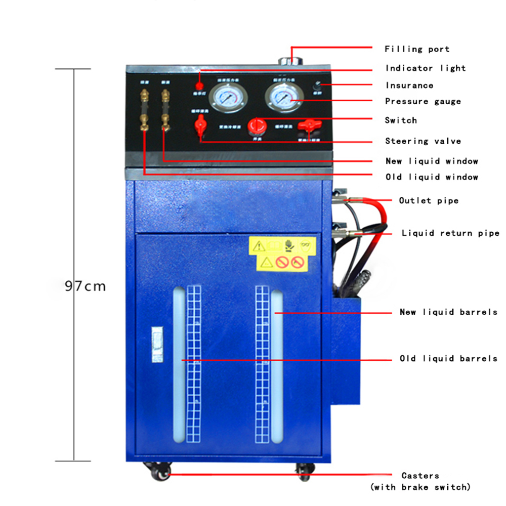 Mesin Pembersih Pengganti Anti - Coolant Flush Machine ulasan dan harga
