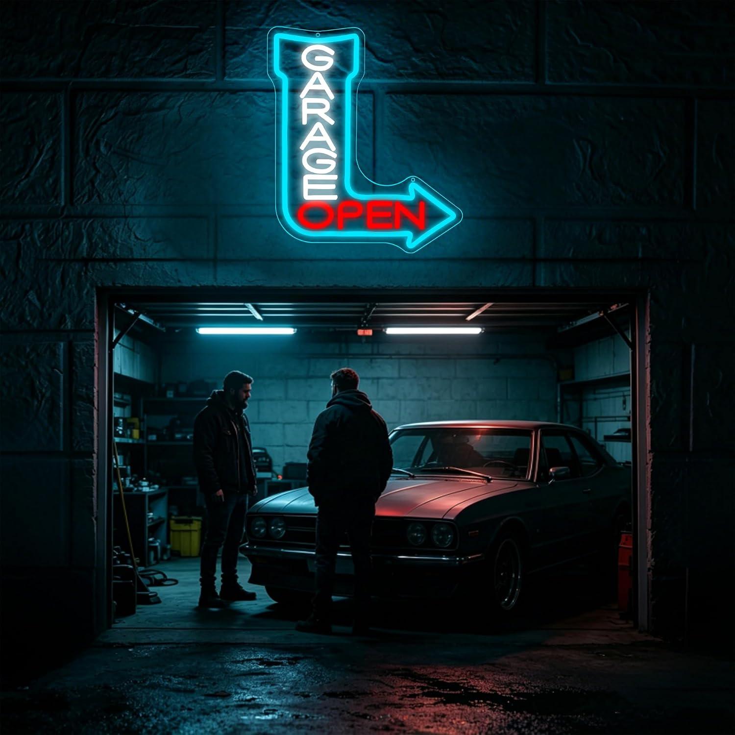 Lampu Neon Tanda Panah Terbuka - Auto Repair Shop Open ulasan dan harga