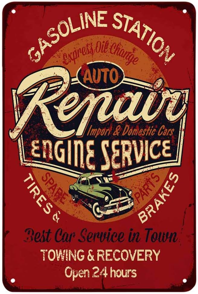 Papan Tanda Bengkel Perbaikan  - Auto Repair Shop Hours ulasan dan harga