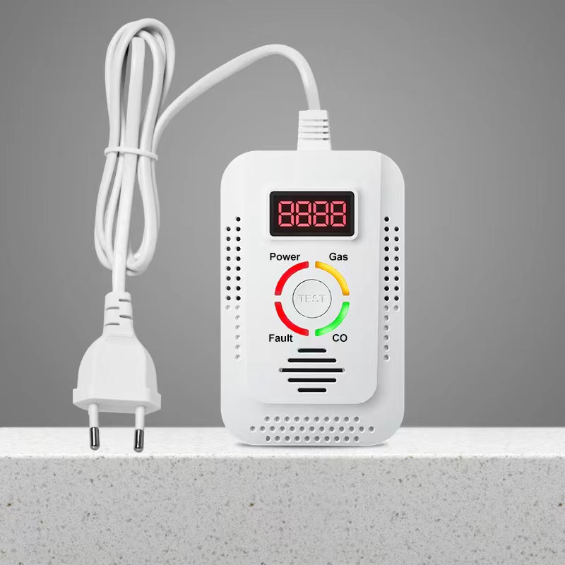Detektor Gas Alam 2in1 Dan Det - Smoke Leak Detector ulasan dan harga