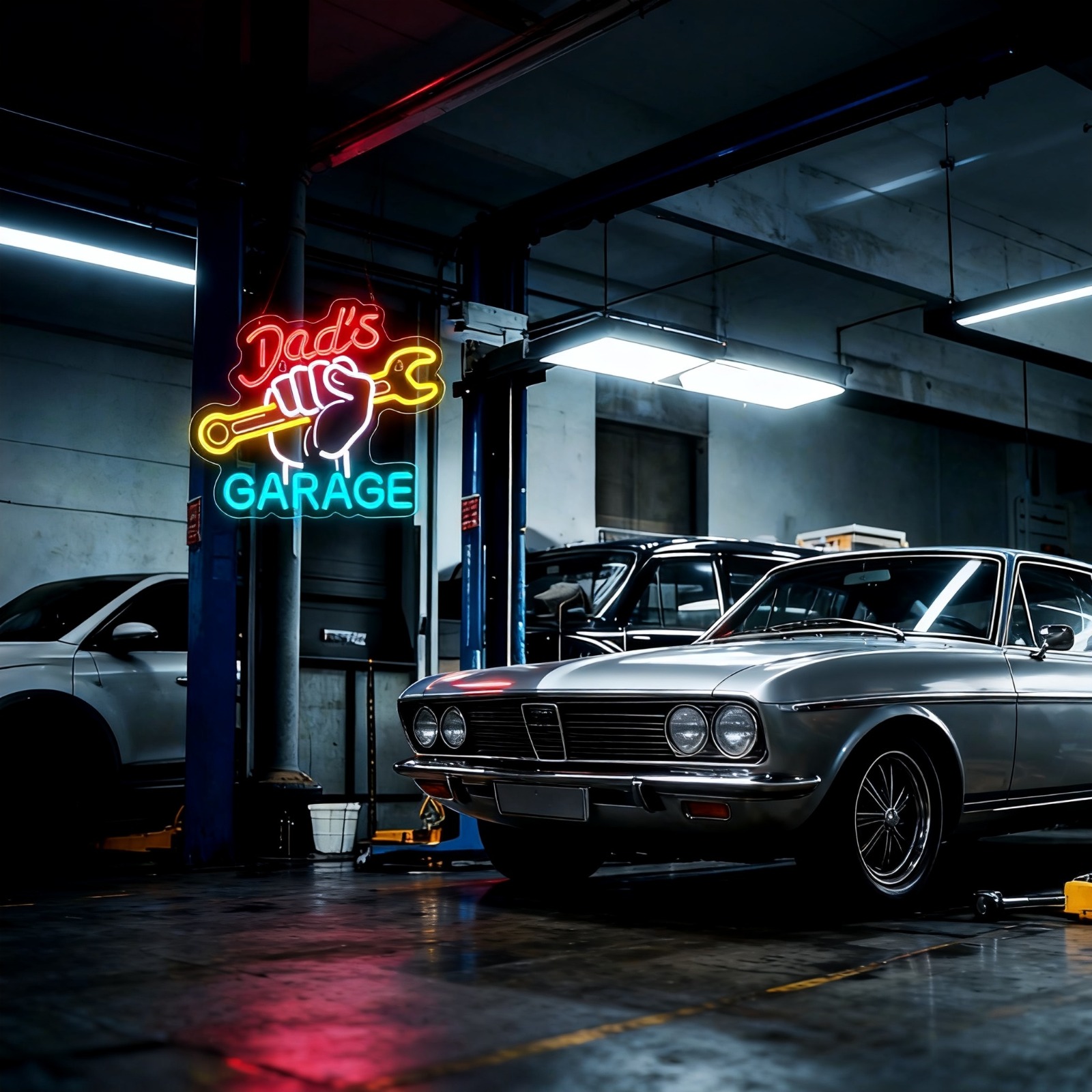 Lampu Neon LED Dekorasi Dindin - Auto Repair Shop Open ulasan dan harga
