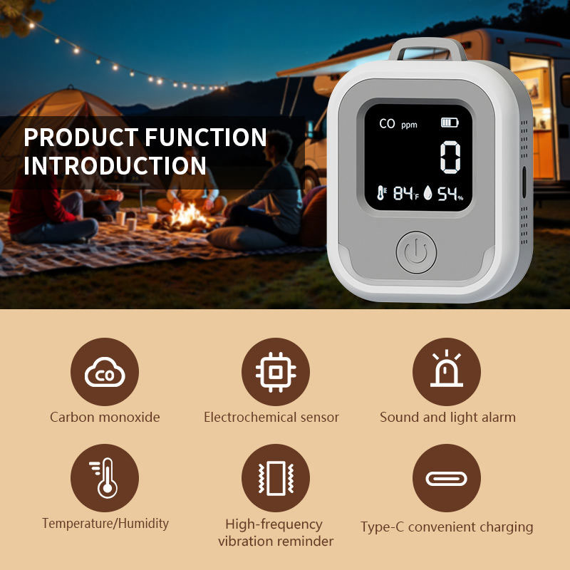 Detektor Karbon Monoksida (CO) - Smoke Leak Detector ulasan dan harga